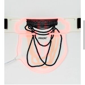 Black Beaded Face Mask Accessory